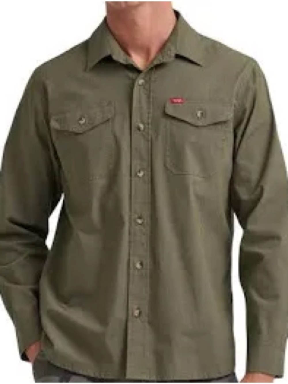 WRANGLER, green western shirt!